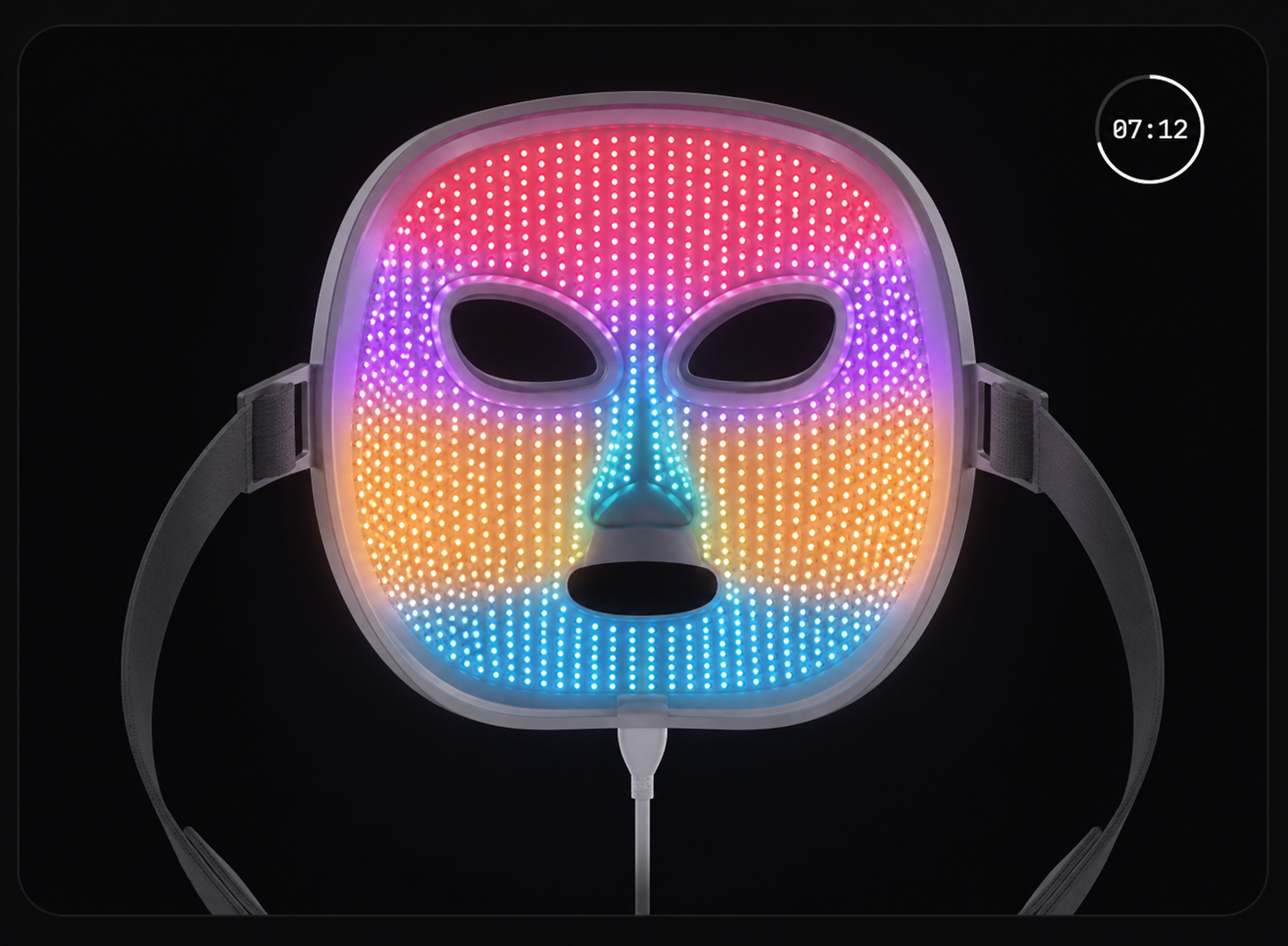 PXL Mask with multiple wavelengths firing simultaneously across zones